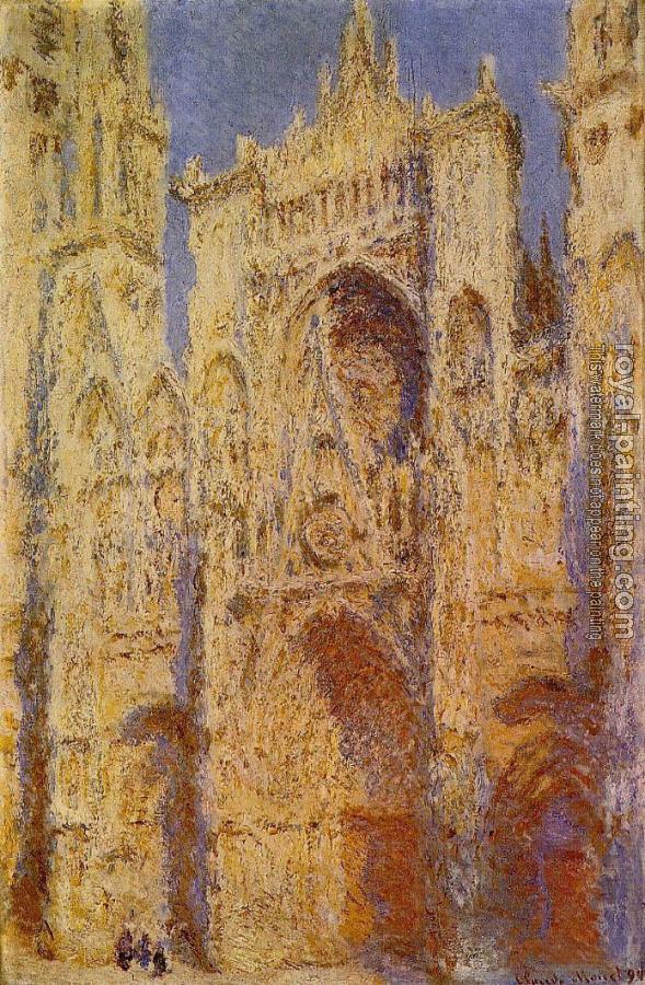 Claude Oscar Monet : Rouen Cathedral, Sunlight Effect